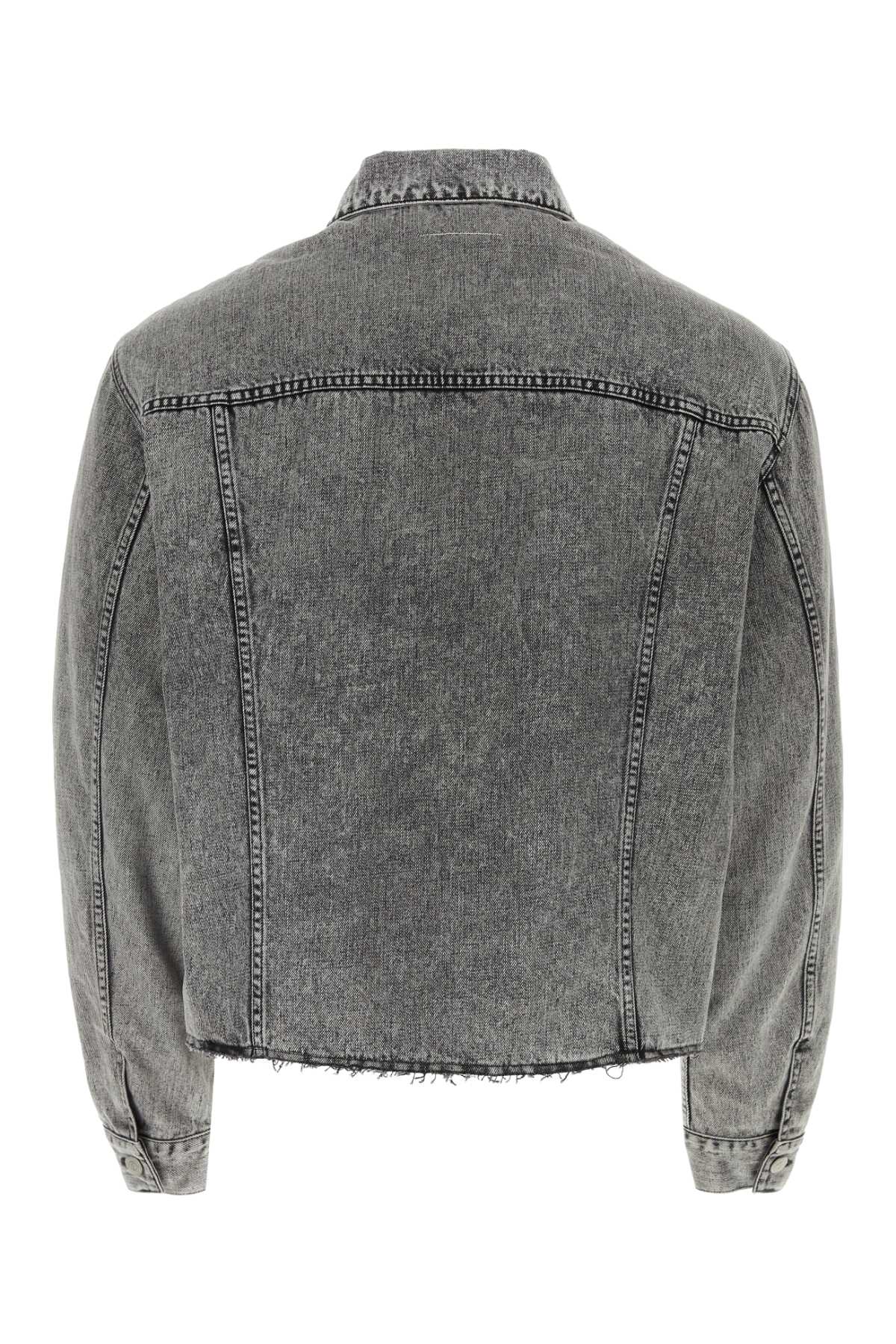 MM6 MAISON MARGIELA Classic Dark Denim Jacket for Men