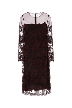 ERMANNO SCERVINO Elegant Lace Midi Dress for Women