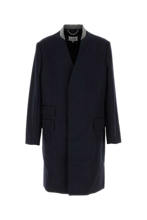 MAISON MARGIELA Midnight Blue Wool Jacket for Men