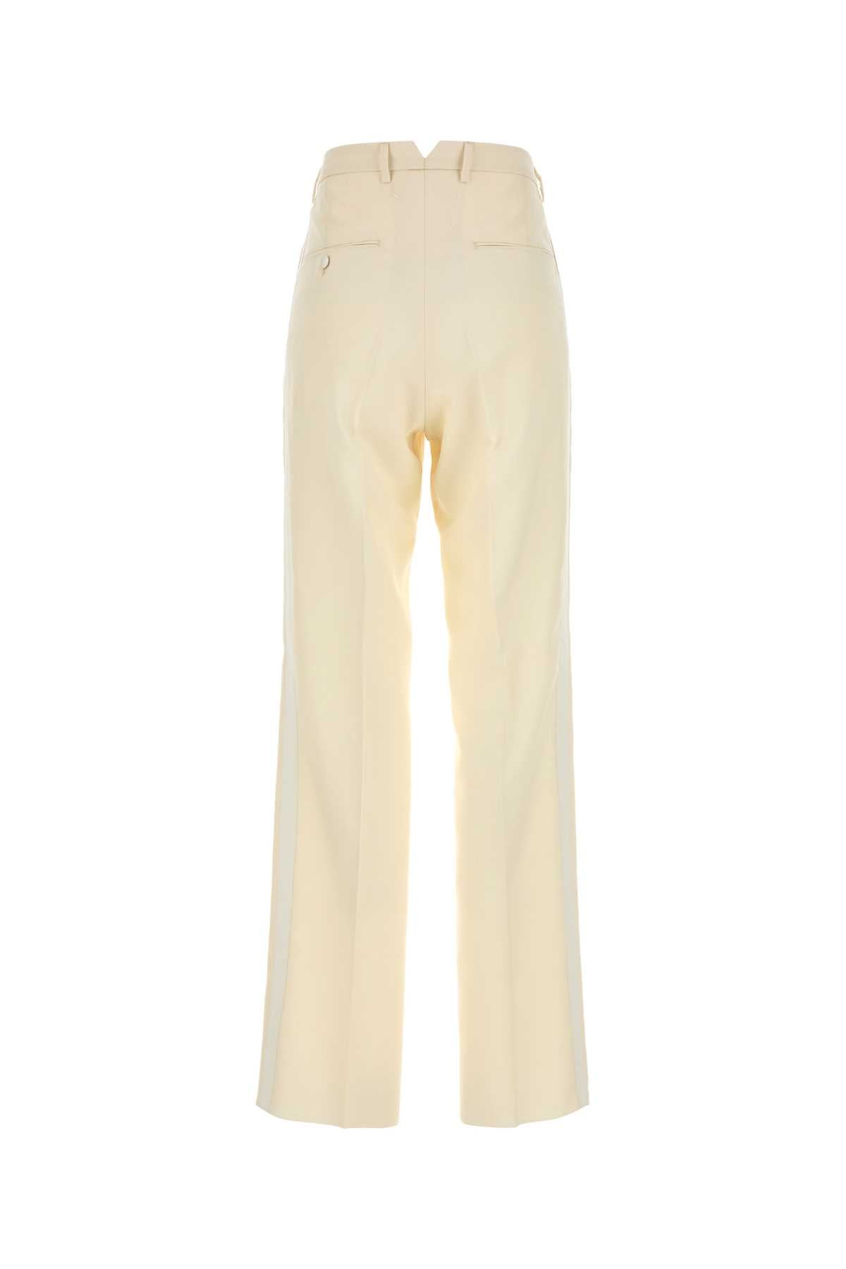 MAISON MARGIELA Cream Mohair Blend Pants