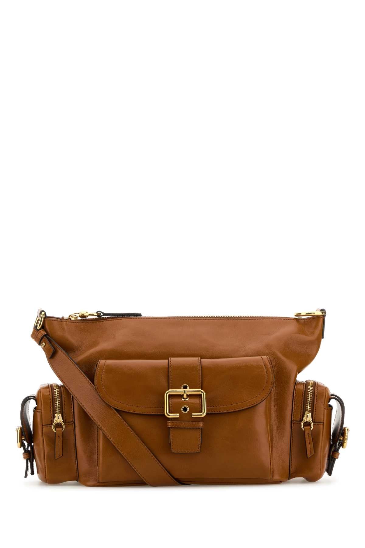 CHLOE Mini Caramel Leather Camera Handbag - 34 cm x 16.5 cm x 15 cm