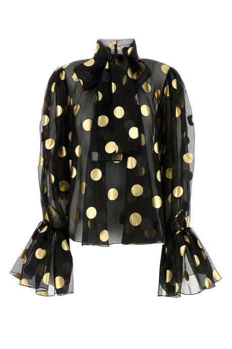 DOLCE & GABBANA Printed Light Knit Blouse for Women