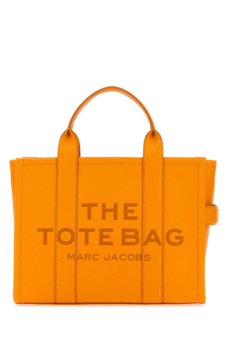 MARC JACOBS Medium Orange Leather Tote Handbag