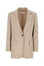 MAX MARA Cappuccino Gabardine Rosi Blazer