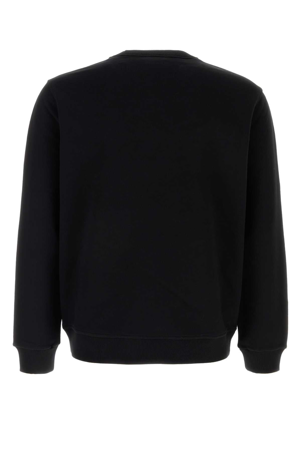 BURBERRY Classic Black Cotton Sweatshirt