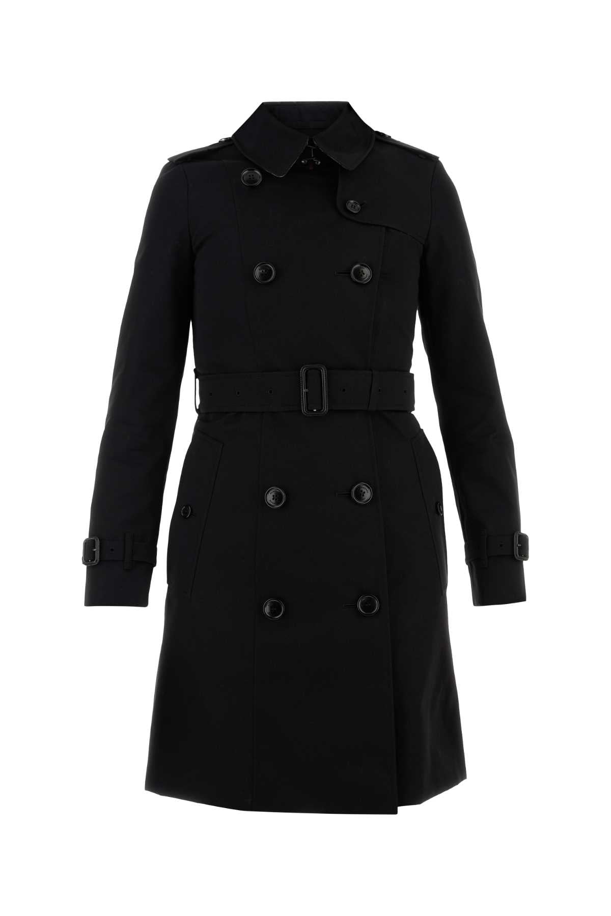 BURBERRY Sophisticated Black Cotton Trench Coat for Women