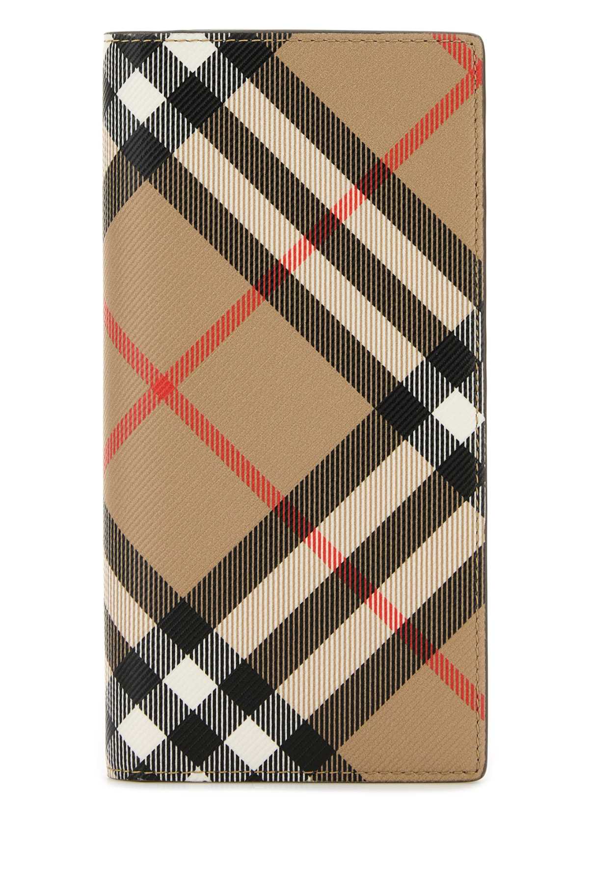 BURBERRY Stylish Printed Canvas Wallet (9.4 cm x 19 cm x 2 cm)