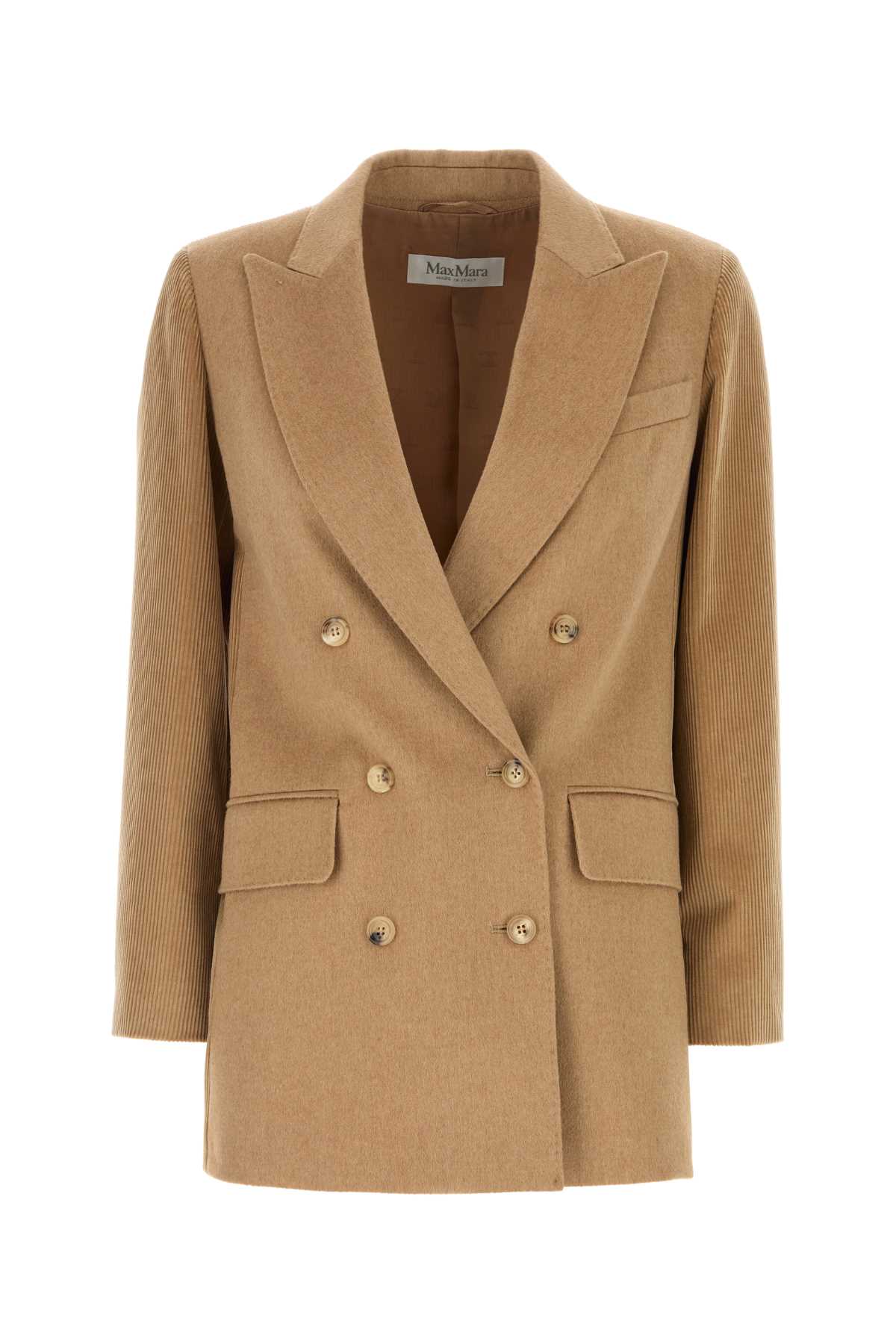 MAX MARA Camel Corduroy Blazer