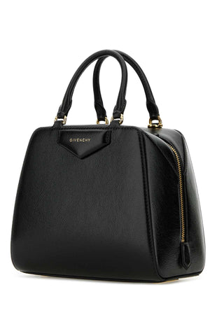 GIVENCHY Mini Black Leather Cube Handbag