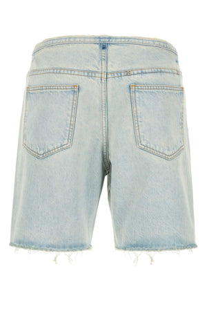 GIVENCHY Light Blue Denim Bermuda Shorts