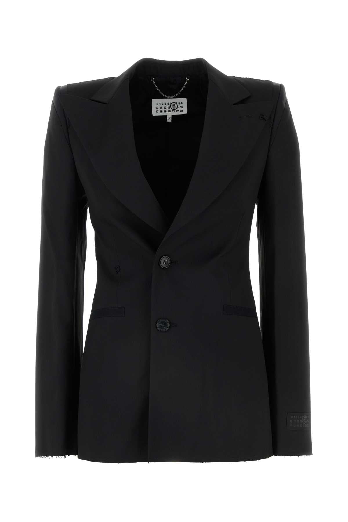 MM6 MAISON MARGIELA Stretch Polyester Blend Blazer for Women