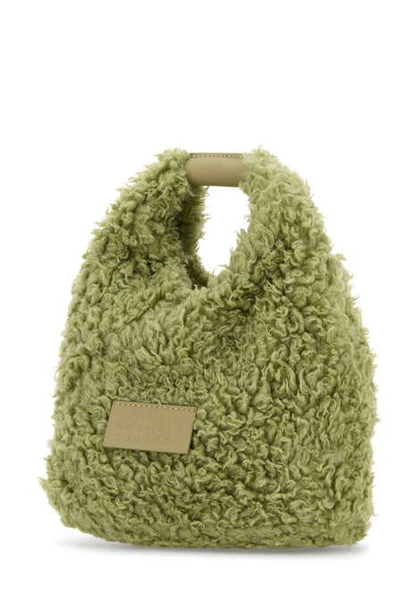 MM6 MAISON MARGIELA Mini Pastel Green Teddy Handbag