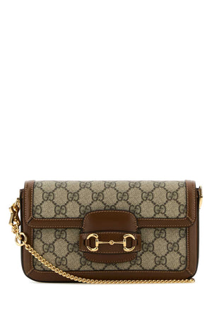 GUCCI Mini Supreme Fabric Horsebit Handbag