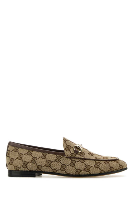 GUCCI Signature Fabric Jordaan Loafers for Women