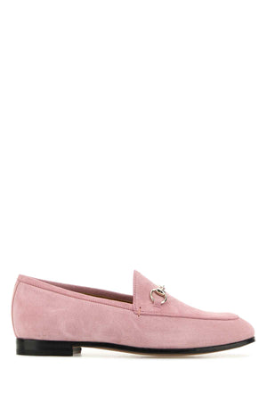 GUCCI Pink Suede Loafers for Women