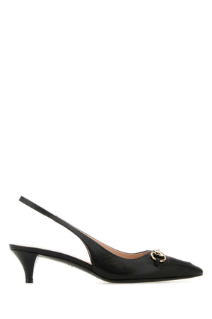 GUCCI Classic Leather Pumps with 4.5 cm Heel Height