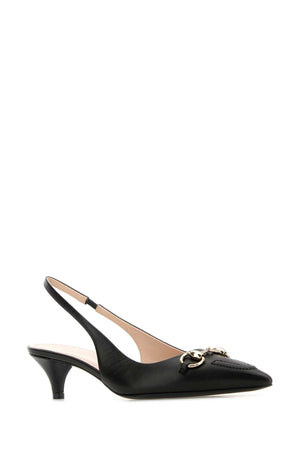 GUCCI Classic Leather Pumps with 4.5 cm Heel Height