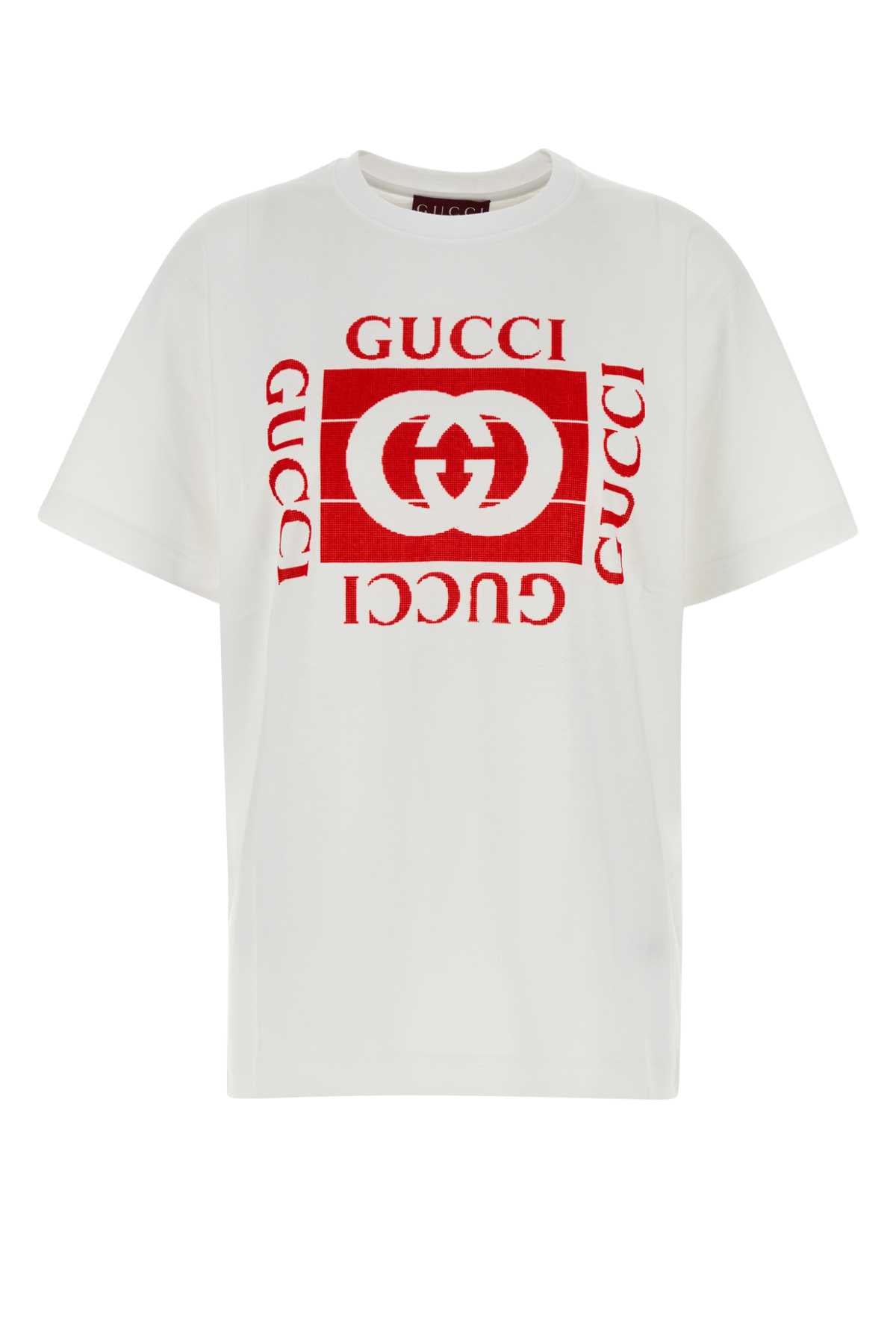 GUCCI Oversized Cotton T-Shirt for Women - Casual Chic