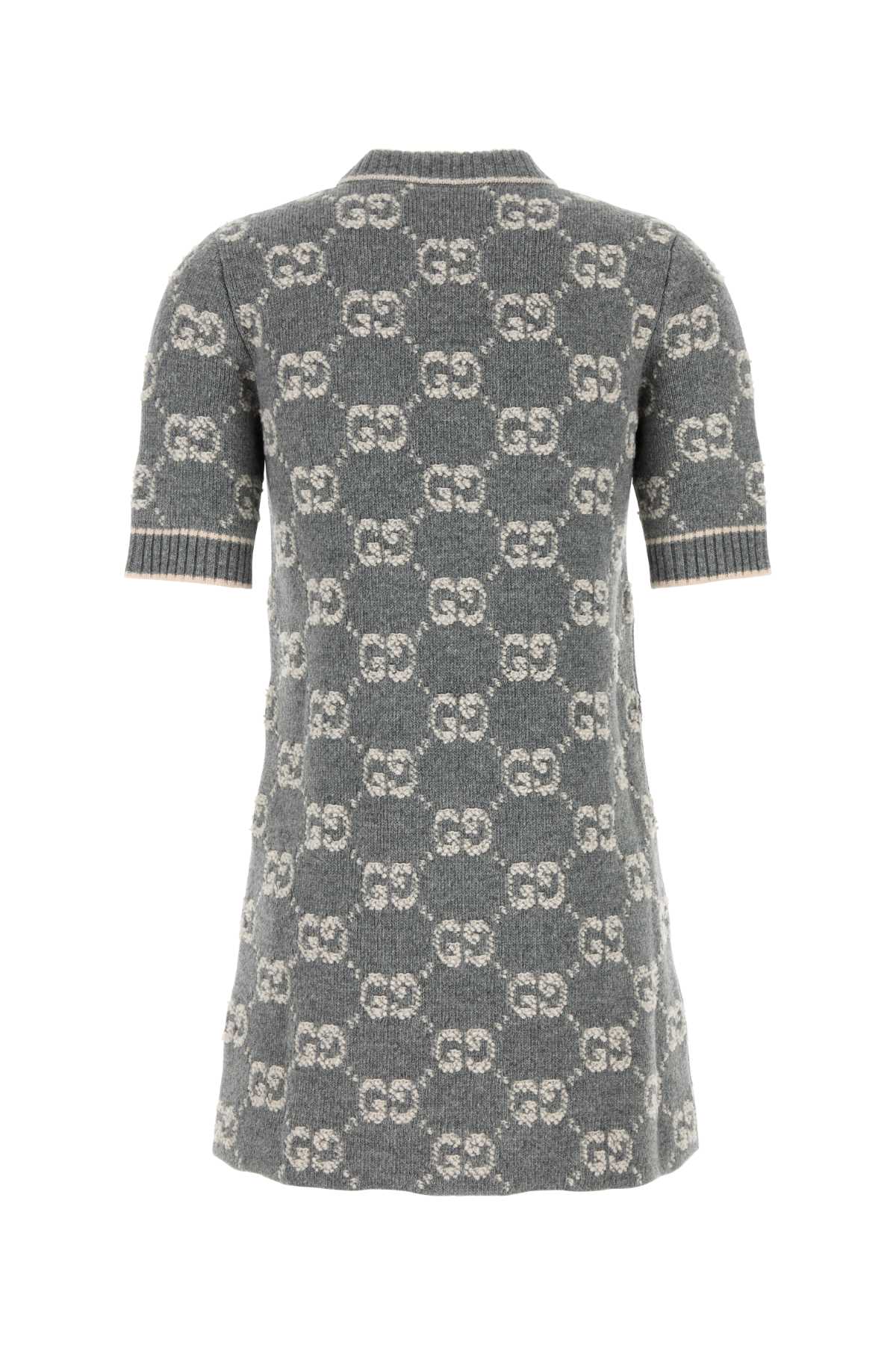 GUCCI Embroidered Wool Mini Dress for Women