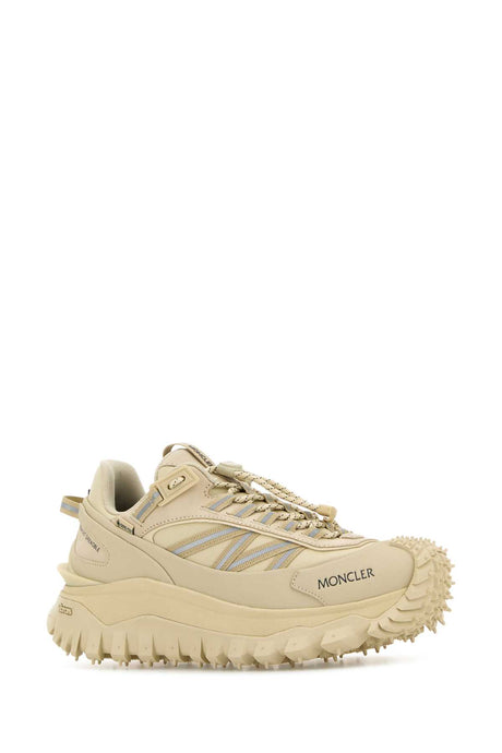 MONCLER Beige Fabric Trailgrip GTX Sneakers for Women