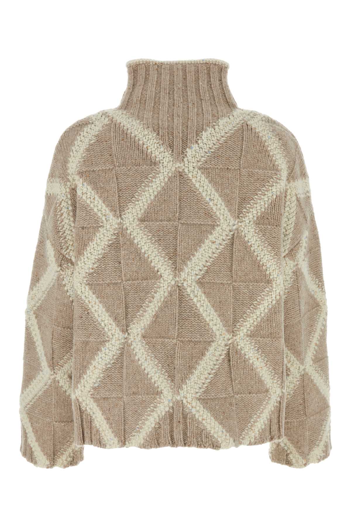 BOTTEGA VENETA Embroidered Wool Sweater for Women