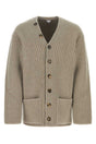 BOTTEGA VENETA Cappuccino Wool Blend Cardigan for Men