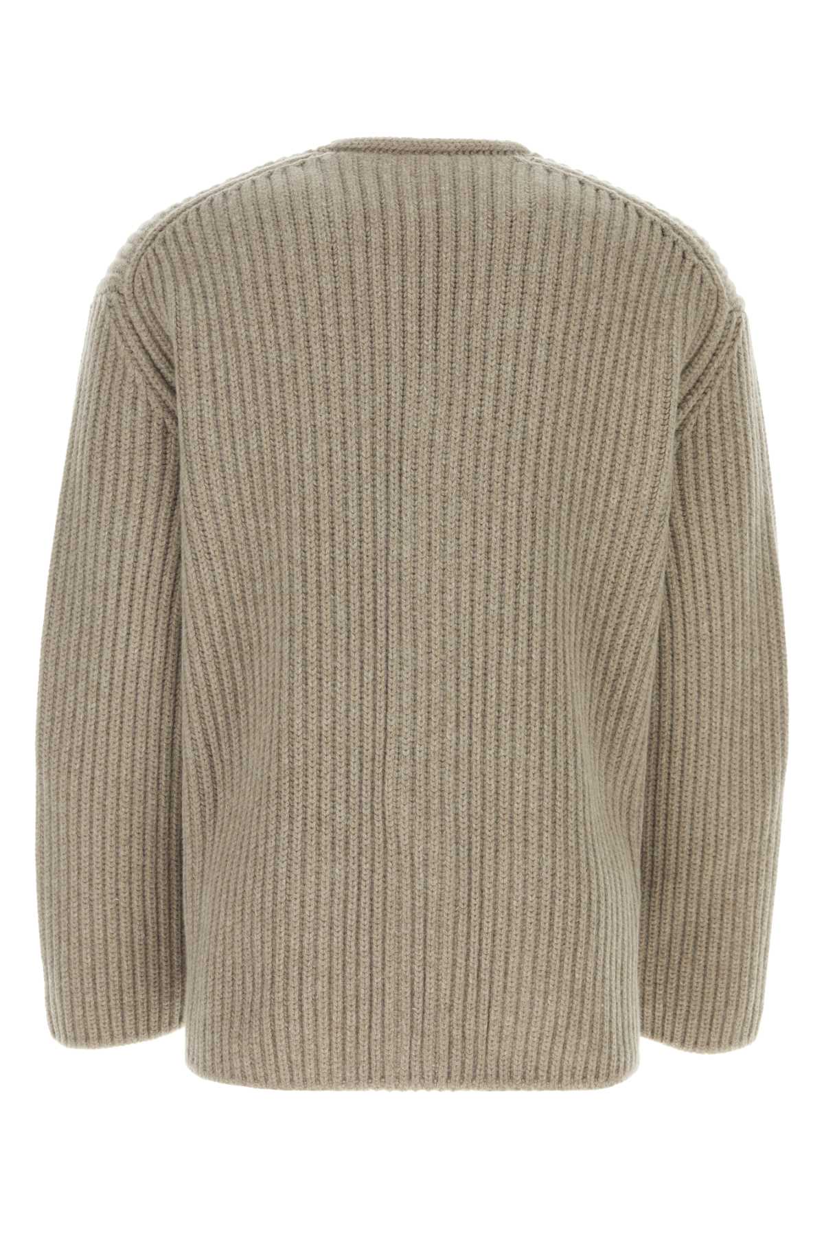 BOTTEGA VENETA Cappuccino Wool Blend Cardigan for Men