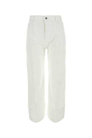 BOTTEGA VENETA Classic White Denim Jeans for Women