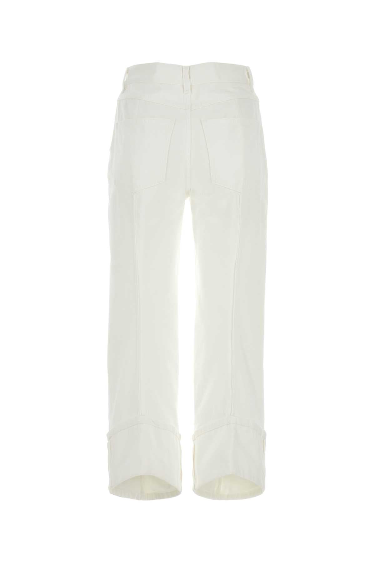 BOTTEGA VENETA Classic White Denim Jeans for Women