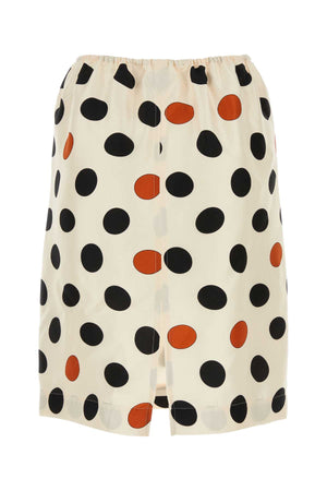 BOTTEGA VENETA Printed Silk Mini Skirt