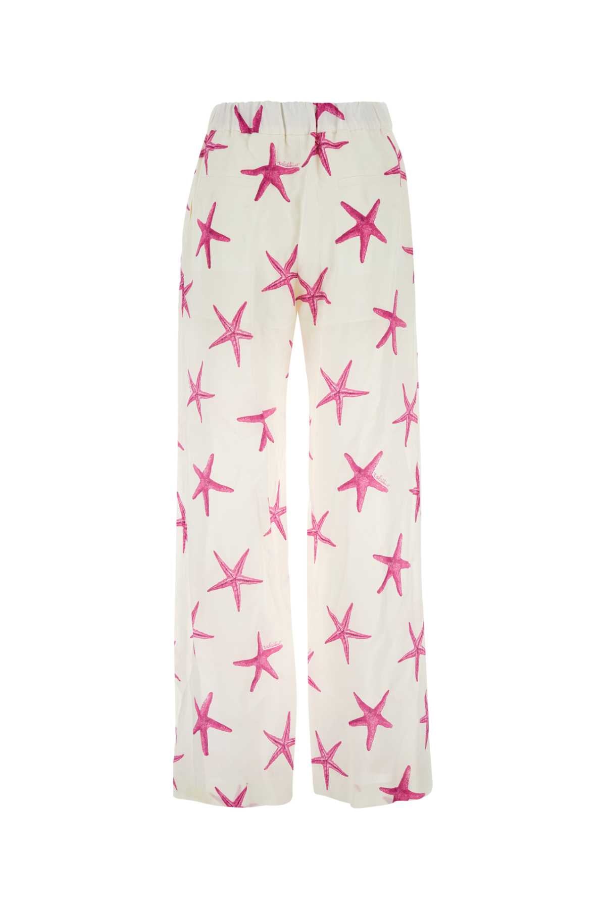 VALENTINO GARAVANI Printed Crepe Escape Pant for Women - Perfect for Spring 2024