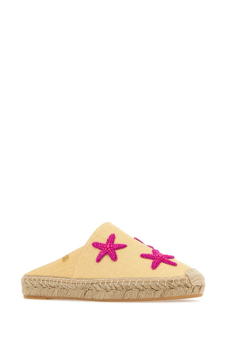 VALENTINO GARAVANI Raffia Escape Slippers for Women