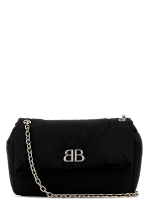 BALENCIAGA Medium Monaco Nylon Shoulder Bag