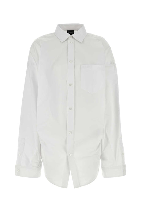 BALENCIAGA Oversized Poplin Shirt for Women