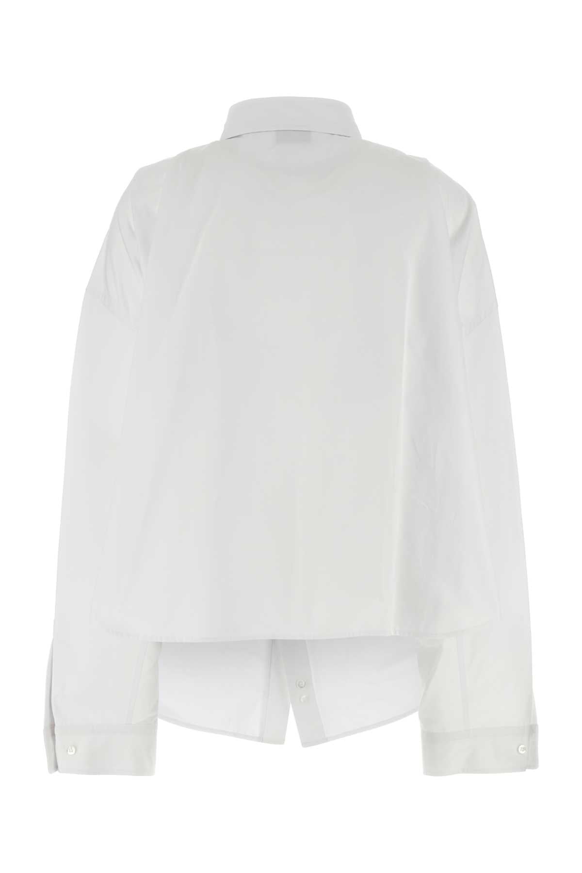 BALENCIAGA Oversized Poplin Shirt for Women