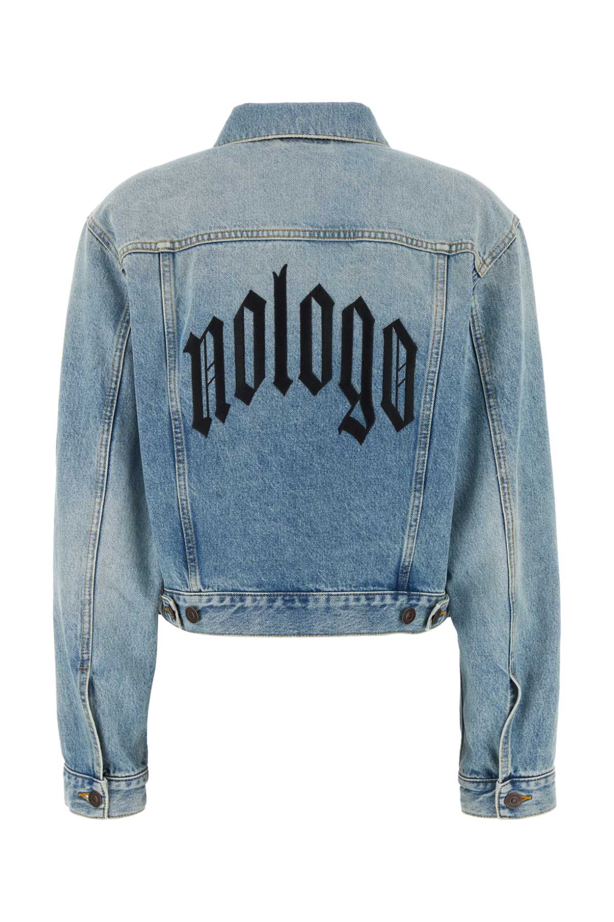 BALENCIAGA Light Blue Denim Jacket for Women