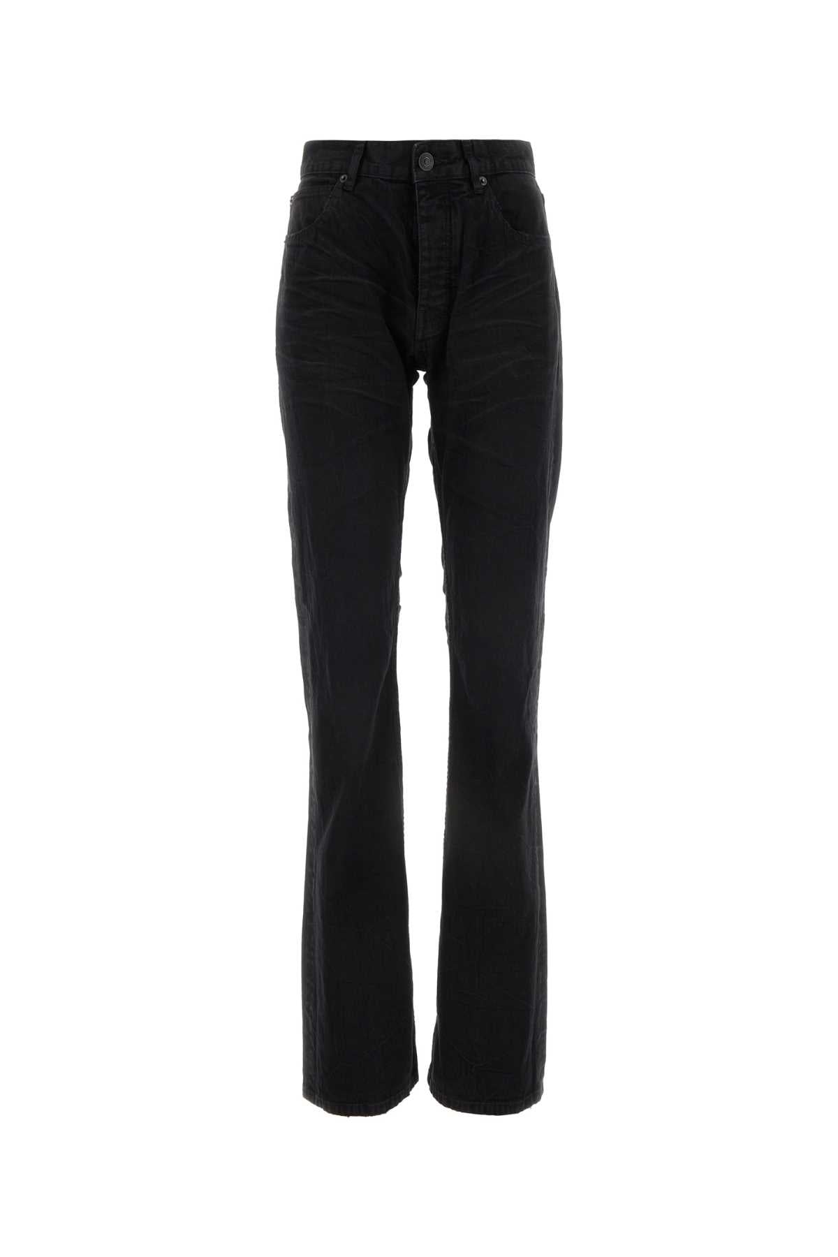 BALENCIAGA Chic Black Denim Jeans for Women