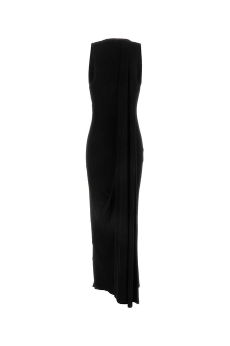 BALENCIAGA Chic Black Stretch Viscose Dress for Women