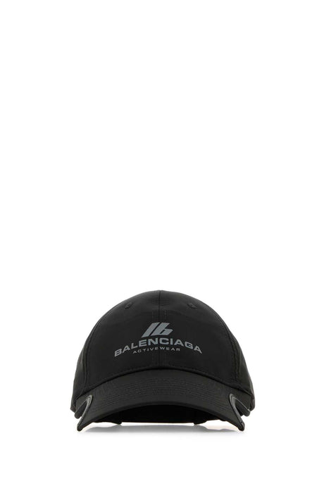 BALENCIAGA Classic Women's Black Polyester Baseball Cap