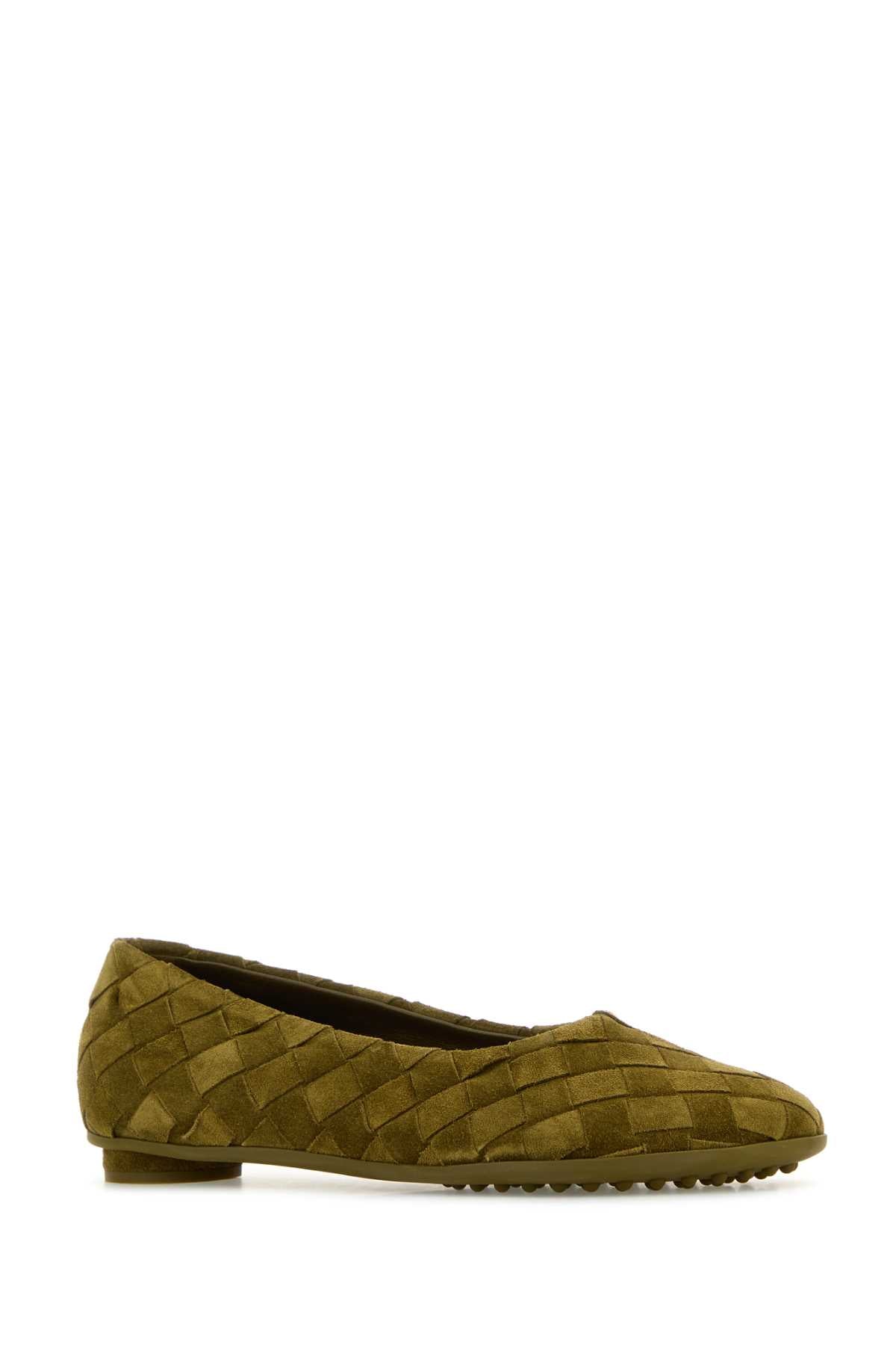 BOTTEGA VENETA Elegant Suede Atomic Ballerinas - Size Available