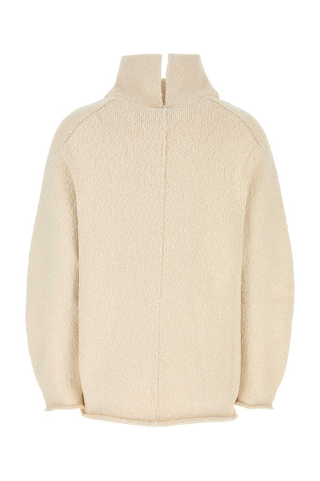 BOTTEGA VENETA Knit White Cotton Sweatshirt