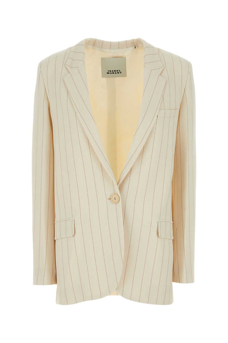 ISABEL MARANT Embroidered Stretch Crepe Blazer