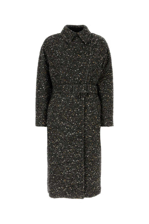 ISABEL MARANT ETOILE Melange Slate Wool Blend Horia Jacket - Perfect Layer for Every Occasion