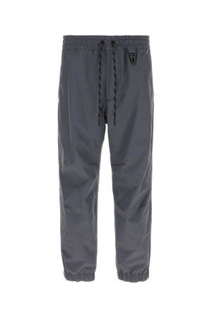 MONCLER GRENOBLE Dark Grey Padded Joggers for Men