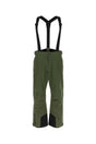 MONCLER GRENOBLE Premium Army Green Polyester Ski Pant for Men