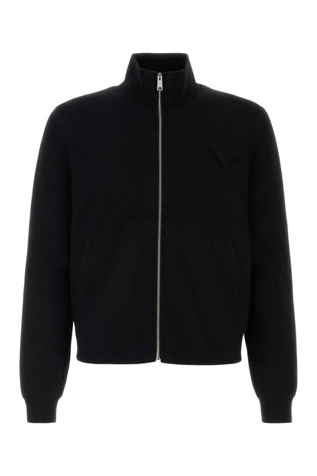 PRADA Stretch Wool Blend Cardigan for Men