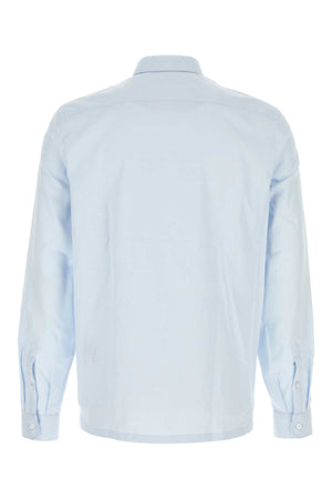 PRADA Pastel Light Blue Poplin Mini Shirt