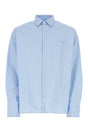 PRADA Light Blue Classic Poplin Shirt for Men