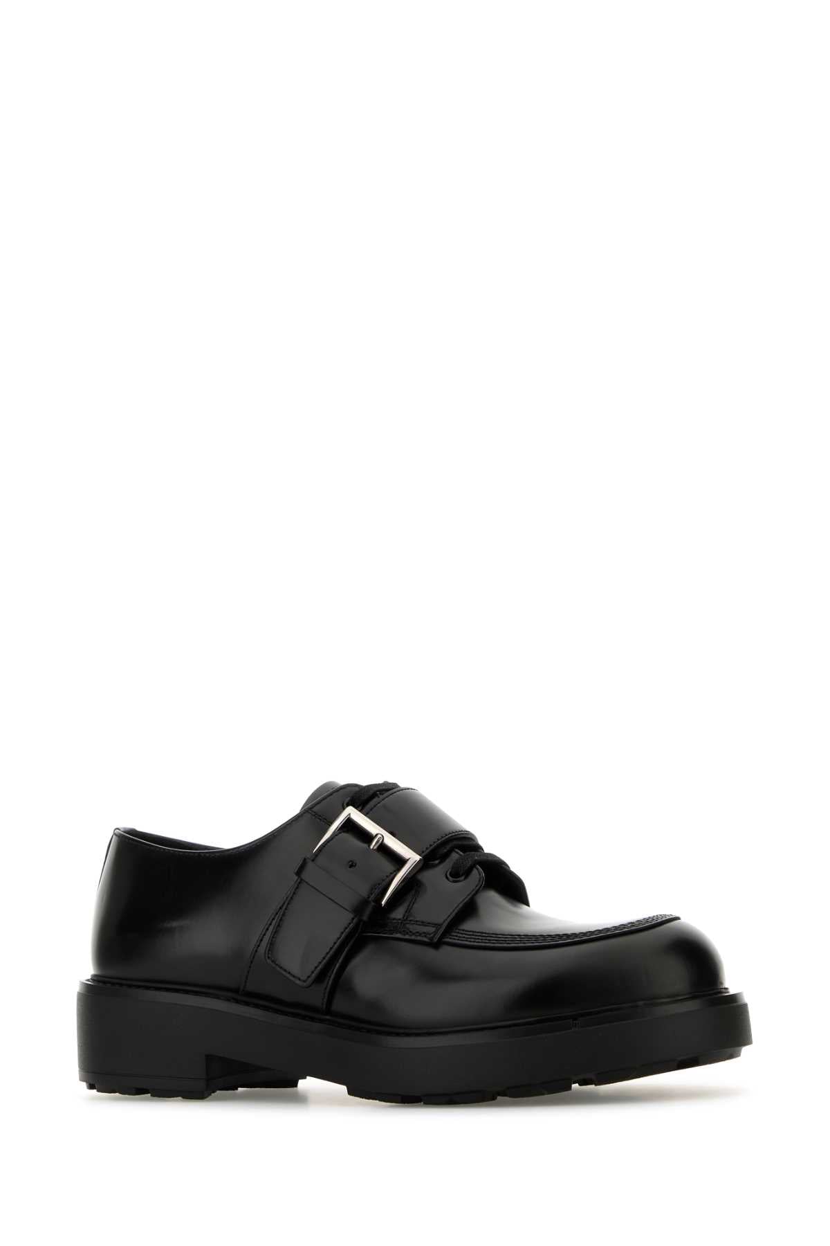 PRADA Classic Leather Lace-Up Shoes