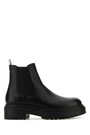 PRADA Premium Leather Ankle Boots for Men